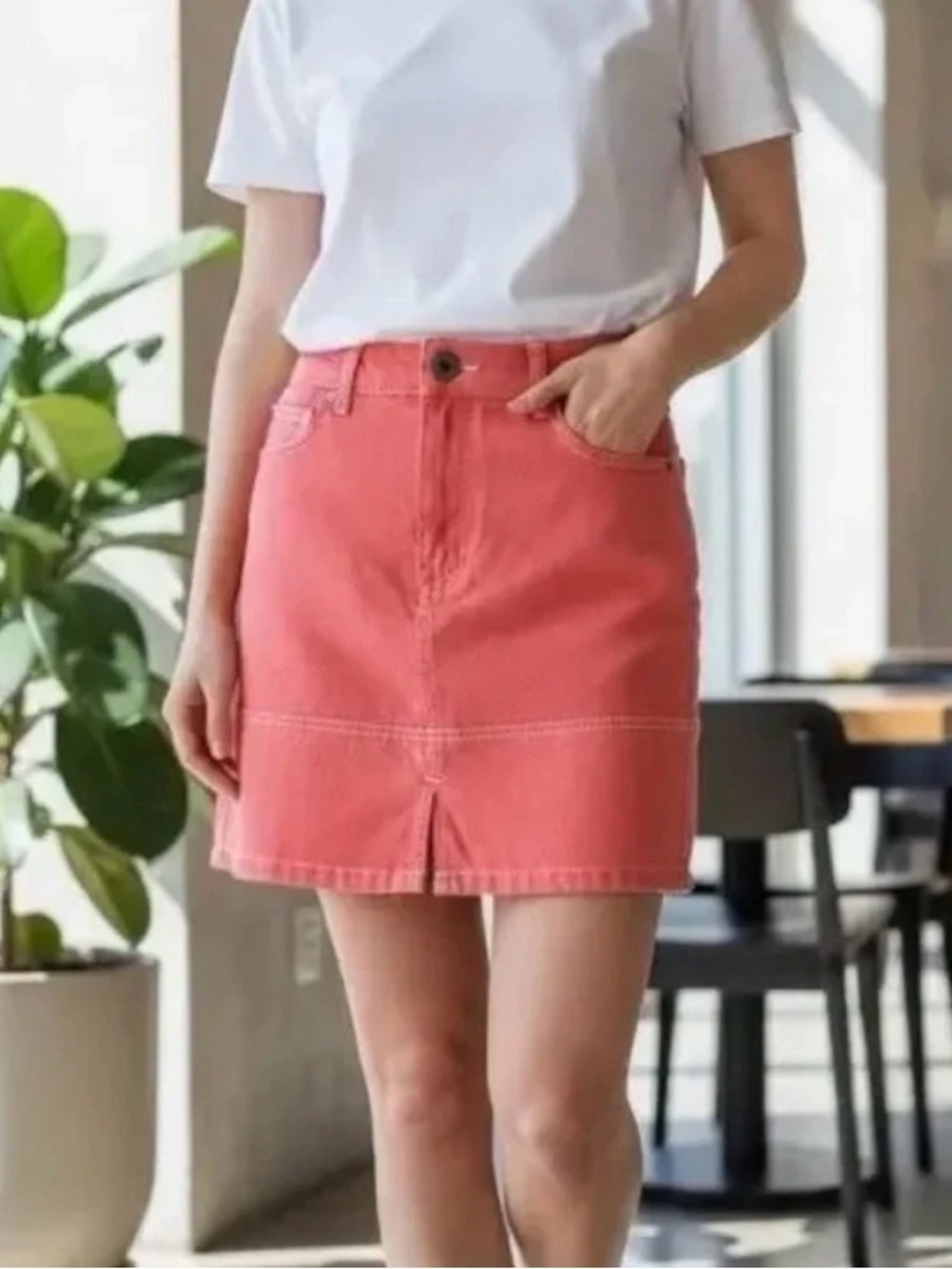 Wolfgang The Essential Denim Work Skirt Size Small